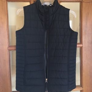 Lands end boys vest size m 10/11 black